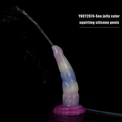 Squirting Dragon Dildo Butt Plug - Water Jet Ejaculating Anal Dildos Female Sex Toys