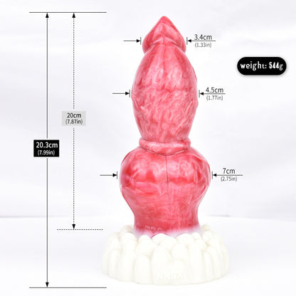 Fantaisie énorme gode pour chien - gros pénis animal noué vagin masturbateur plug anal jouet