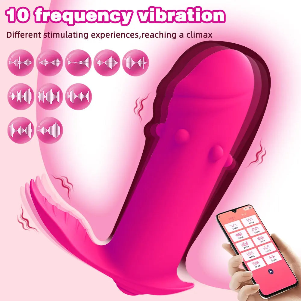 APP Control Anal Dildo Panty Vibrator - Vibrating Butt Plug Female Sex Toy