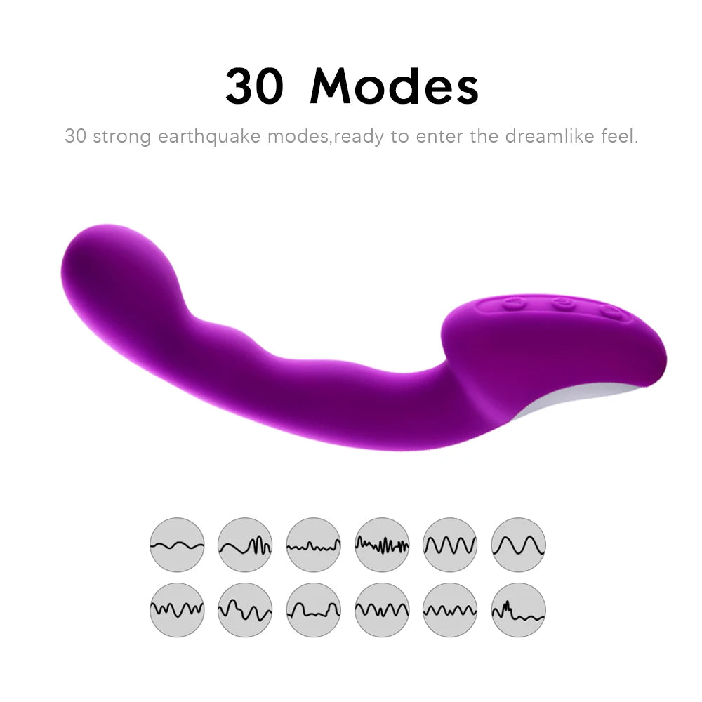 Fingervibrator-Prostata-Massagegerät – 30 intensiver G-Punkt-Stimulator, vibrierender Buttplug