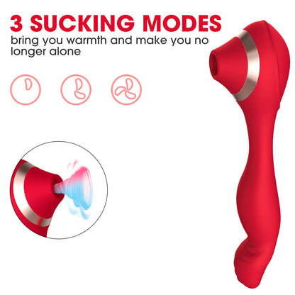 Clit Sucker G Spot Vibrator - Finger Prostate Massager Female Sex Toys