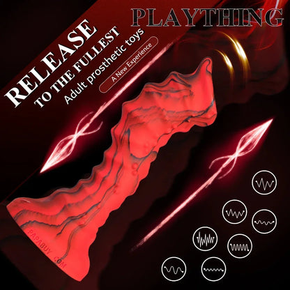 Fantasy Monster Dildo Butt Plug - Exotic Alien Silicone Suction Cup Vaginal Prostate Toy