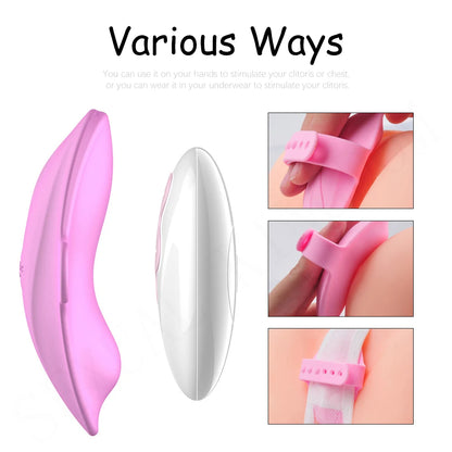 Vibromasseur vibrant réglable pour culotte - Jouets sexuels féminins portables télécommandés