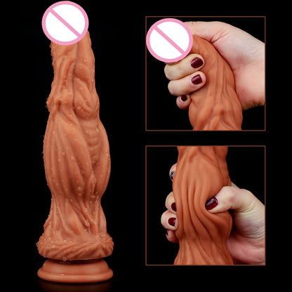 Riesiger Analdildo aus Silikon - Fantasy Monsterdildo Vaginaler Prostatamassager