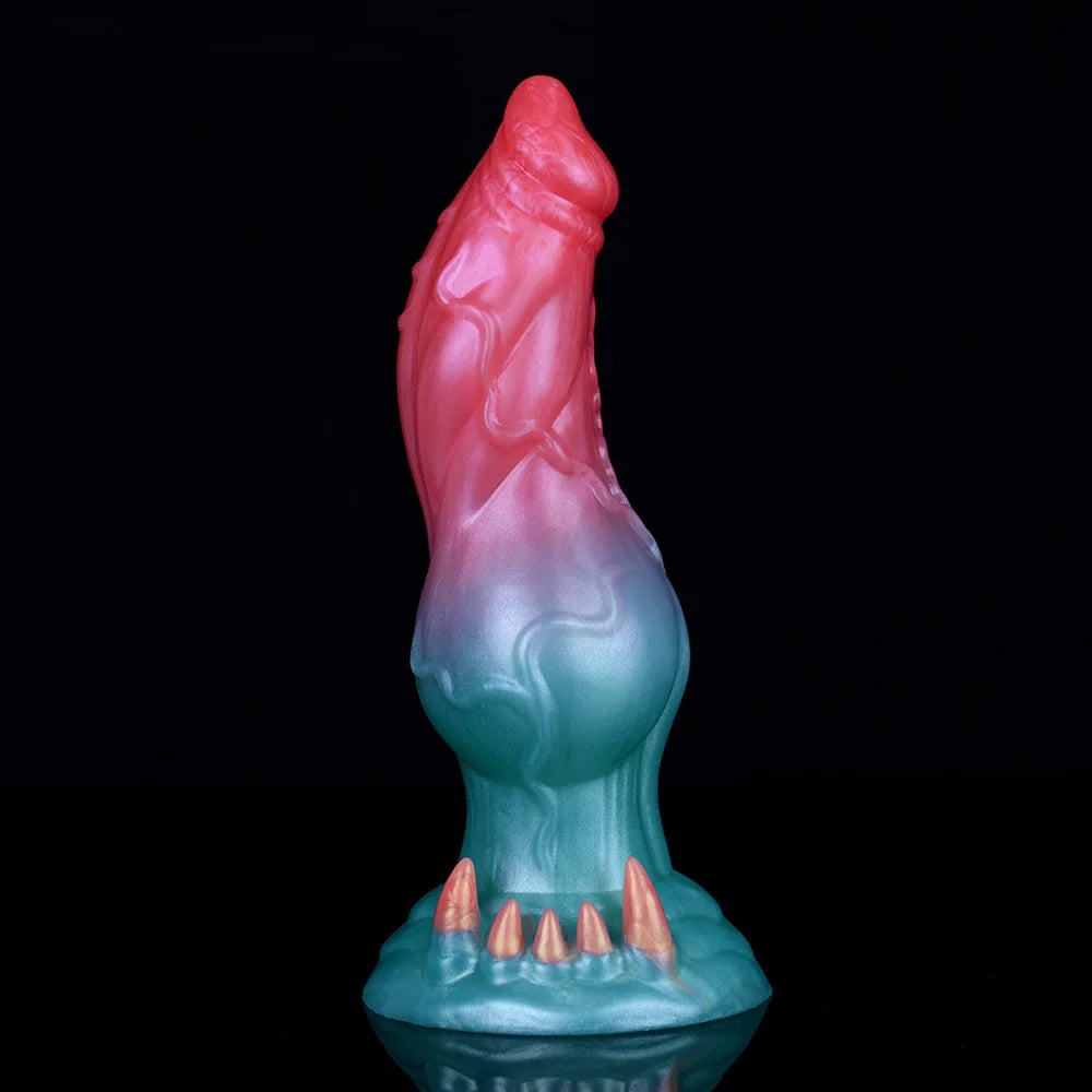 Realistischer Dildo-Buttplug – großer geknoteter Monsterdildo, Vagina-Klitoris-Stimulator, Anal-Sexspielzeug