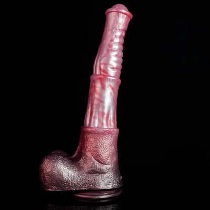 Big Testicle Horse Dildo Butt Plug - Silicone Suction Cup Lifelike Monsterdildo Sex Toys for Women