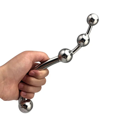 Metal Anal Dildo Butt Plug - Anal Beads Large Dildo Female Male Sex Toys