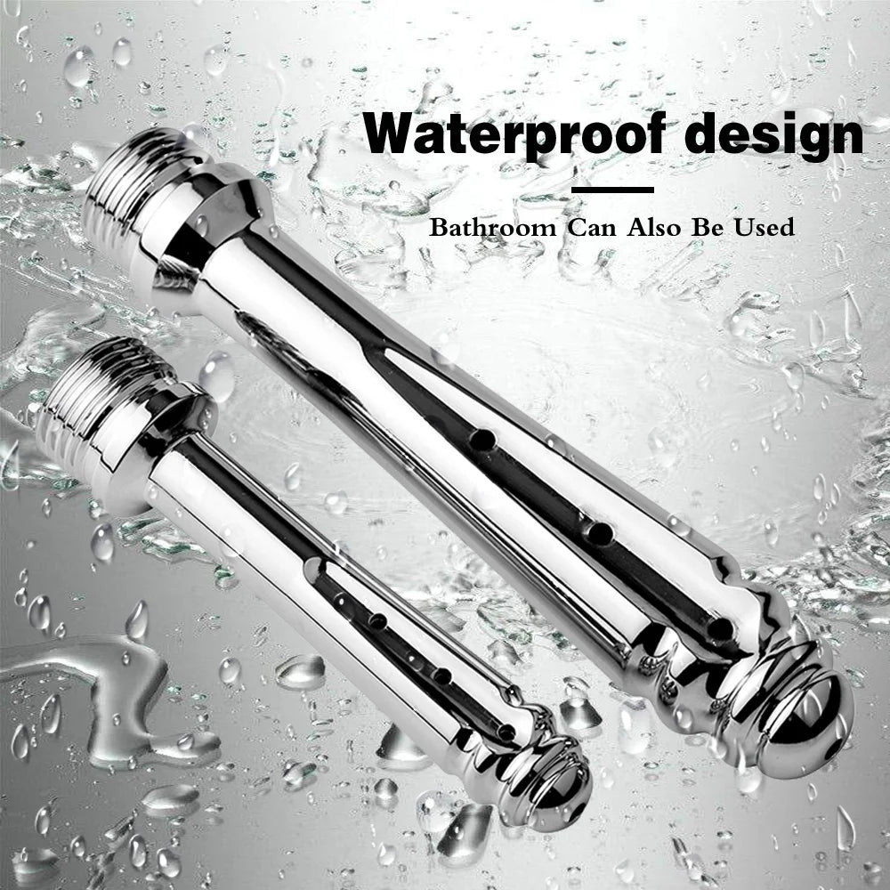 Enema Bidet Anal Douche Shower Cleaning - 7 Holes Side Opening Metal Anal Cleaner
