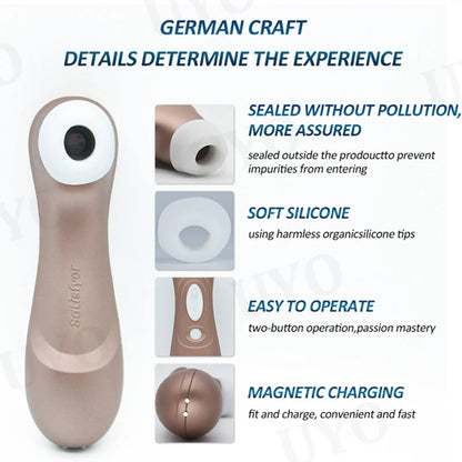 Satisfyer Pro 2 Clit Sucking Vibrator – Nippel-Klitorisstimulator, Sexspielzeug für Frauen