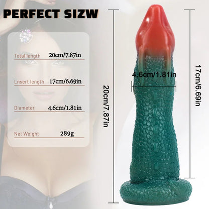 Monster Animal Dildo Butt Plug - Fantasy Dildos Exotic Silicone Vagina Anal Sex Toy