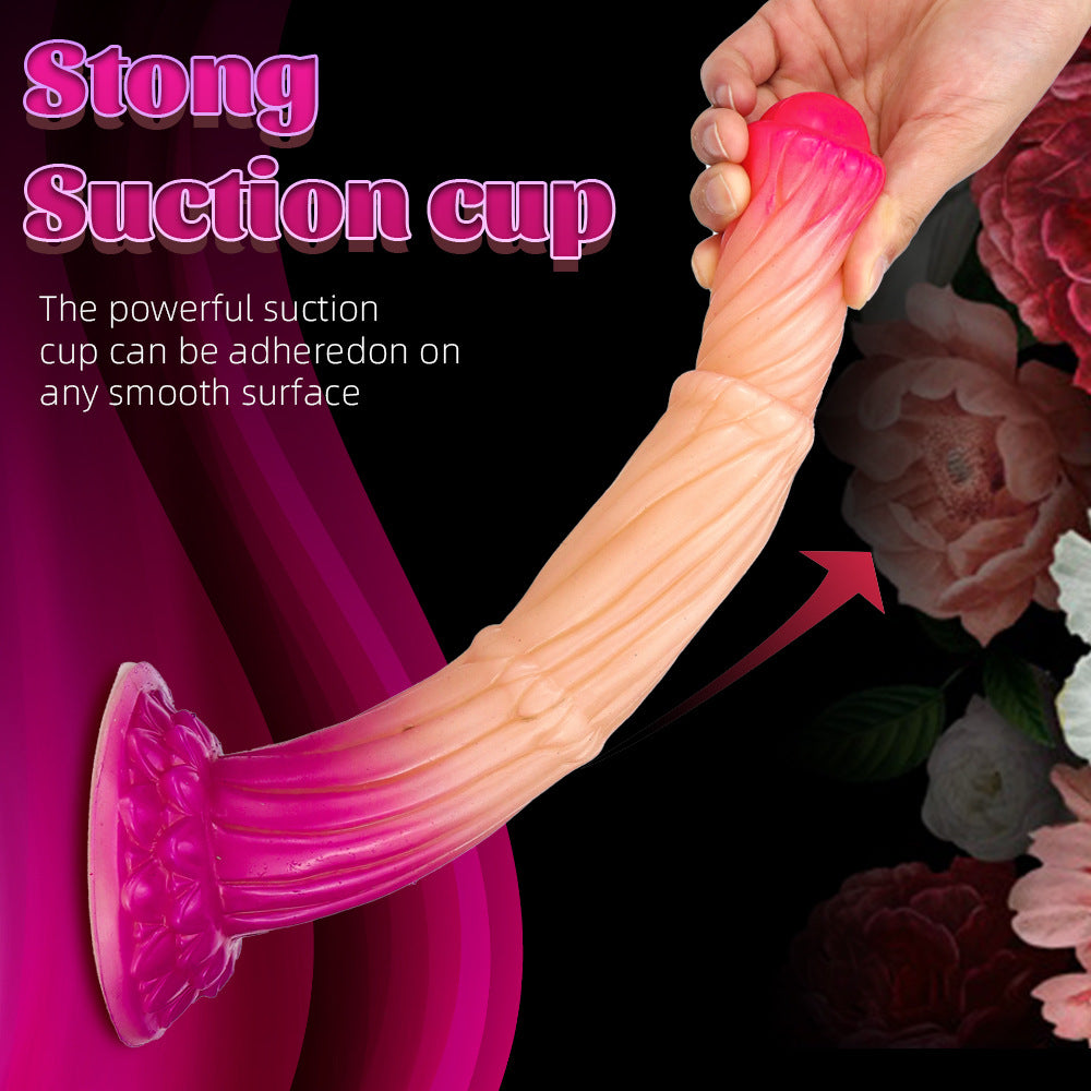 Fantasy Horse Monsterdildo Butt Plug - Silicone Bamboo Joint Anal Dildo Prostate Massager