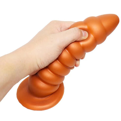 Riesiger Analdildo-Buttplug – Big Threads Silikondildos mit Saugnapf, freihändiges Spielen