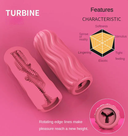 Silicone Pocket Pussy Male Masturbation Cup - Realistic Vagina Blowjob Sex Toy for Men