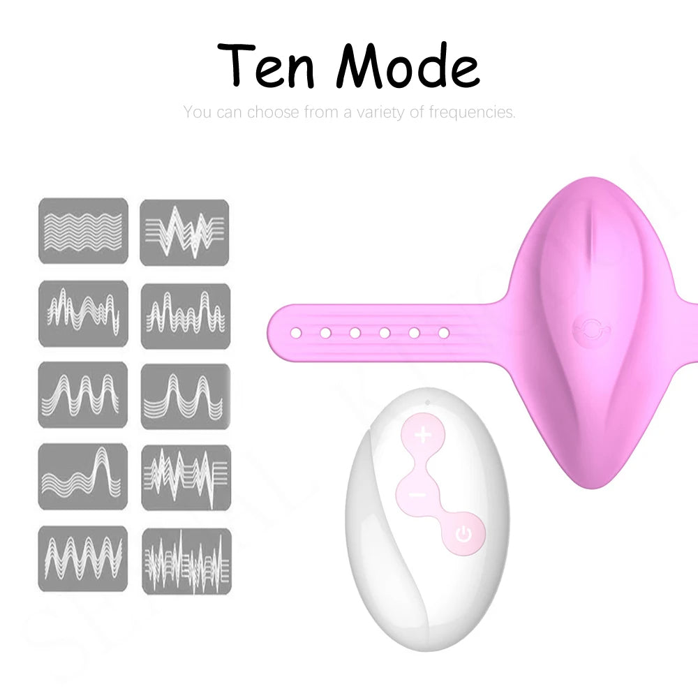 Vibromasseur vibrant réglable pour culotte - Jouets sexuels féminins portables télécommandés