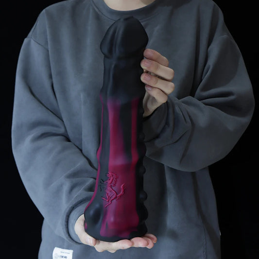 Godemichet cheval géant à ventouse pour femme - Fantasy Animaldildo, masseur vaginal et prostatique