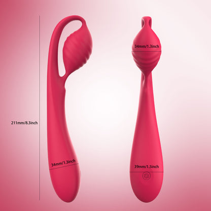 Double End Anal Dildo Vibrating Egg G Spot Vibrator -  Hollow Clit Stimulator Female Sex Toys