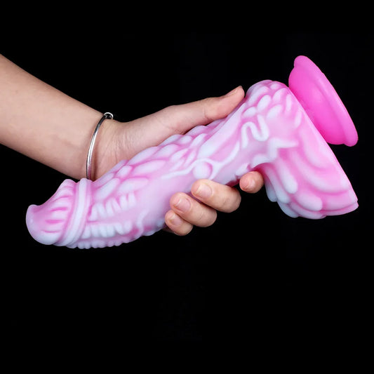 Gode ​​rose coloré Buttplug - Ventouse Monster Godes Couple Sex Toys