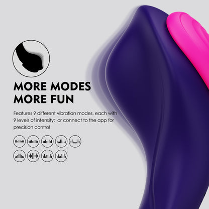 Vibromasseur de culotte télécommandé - Stimulateur de clitoris portable Heartring Magnetic Female Sex Toys