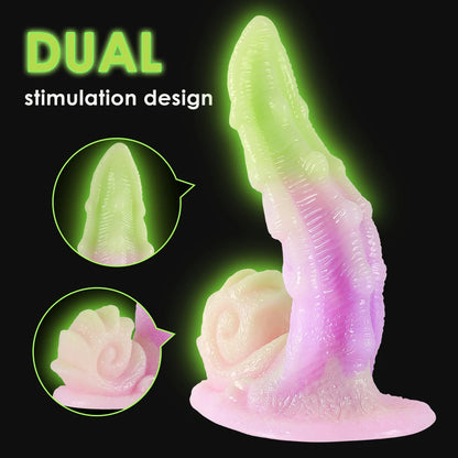 Dragon Tentacle Dildos Butt Plug - Luminous Anal Clit Stimulatior Monsterdildo Sex Toys