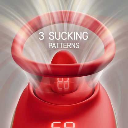 Vacuum Clit Vibrator - Nipple Clitoral Sucking Licking Sex Toy for Women