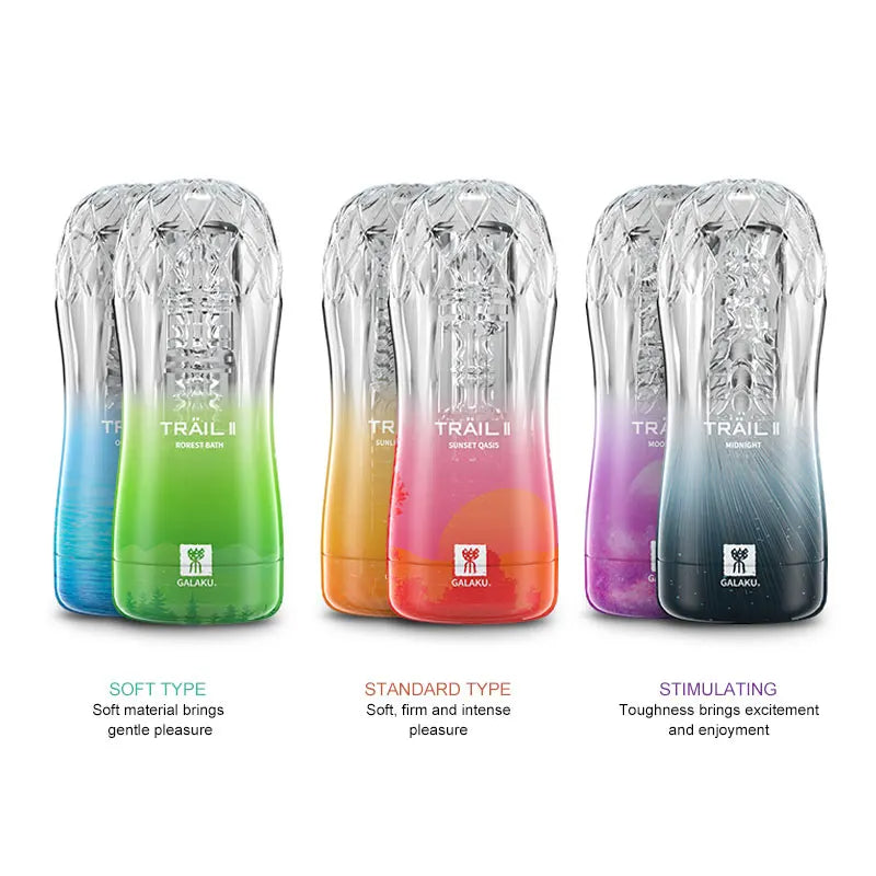Jelly Pocket Pussy Mens Masturbation Cup - Vacuum Male Masturbator Penis Blowjob Sex Toy