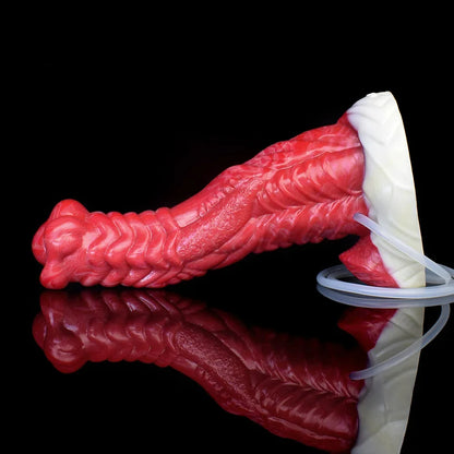 Wasserstrahl-Monsterdildo-Buttplug - Spritzende Analdildos aus Silikon für Frauen