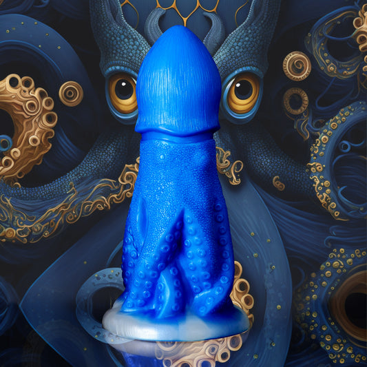 Plug anal réaliste de gode de monstre de poulpe - jouet sexuel de godes extraterrestres en silicone à grande ventouse