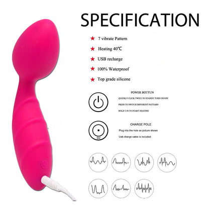 Doppelend-Analdildo G-Punkt-Vibrator – austauschbarer Klitoris-Stimulator, Analkugeln, Prostata-Massagegerät