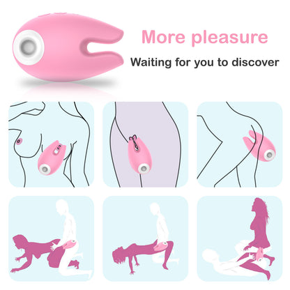 Clit Sucking Nipple Clamp Female Sex Toys - Vibromasseur clitoridien extra silencieux