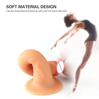 Gode ​​anal en forme de doigt - Petit gode en silicone souple Plug anal