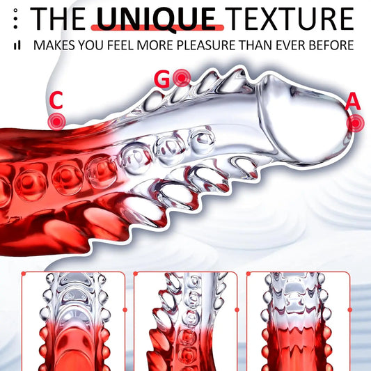 Jelly Monster Godes Butt Plug - 10 pouces Énorme Gode Réaliste Dragon Anal Sex Toys