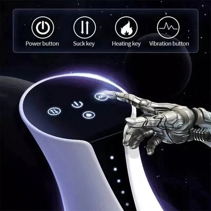 Oral Sucking Male Masturbator - Lifelike Vagina Voice Interactive Blowjob Sex Toys for Men