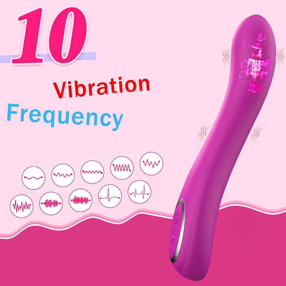 Classic G Spot Vibrator - Vibrating Anal Dildo Prostate Massager Sex Toy