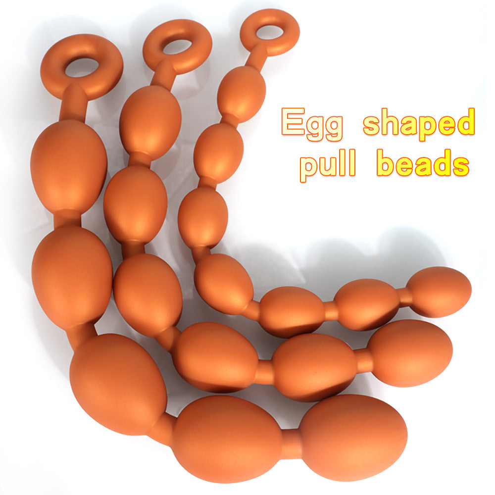 Dragon Egg Huge Dildo Anal Beads - Soft Silicone Anal Expander Wild Sex Pleasure