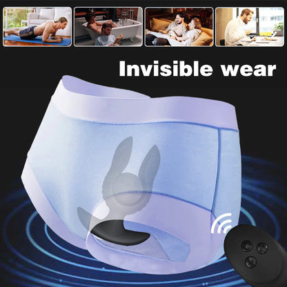 Inflatable Vibrating Anal Plug - Anal Ball Expander Estim Prostate Massager - Domlust