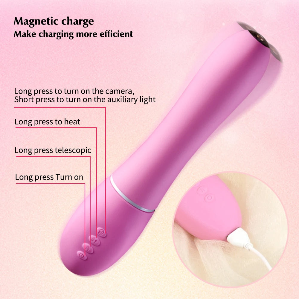 Endoscope Dildo Vibrator - APP Control G Spot Vibrator Endoscopic Came Domlust Endoscope Dildo Vibrator - APP Control G Spot Vibrator Endoscopic Came Domlust