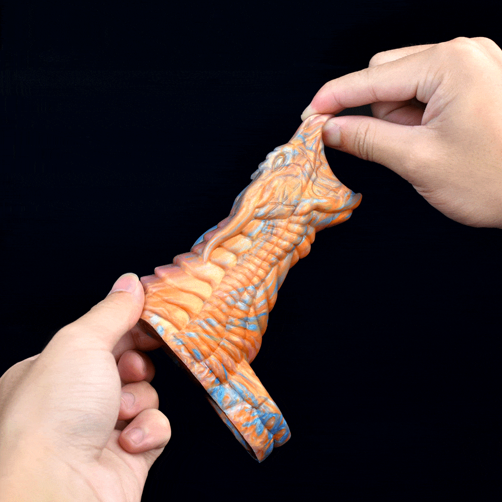 Domlust Dragon Monsterdildo Cock Sleeve Penis Enlarger Sex Toy for Men
