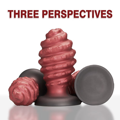Pineapple Fantasy Anal Dildo Butt Plug - Gewinde Monsterdildo Silikon Sexspielzeug für Männer Frauen