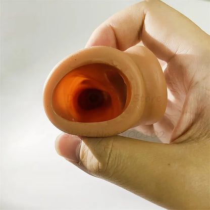 Realistischer Dildo, Penishülle, Penisvergrößerer für Männer – Riesiger, lebensechter Penisring, verzögert die Ejakulation