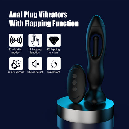Ferngesteuerter Analdildo-Vibrator – Kitzelndes Prostata-Massagegerät