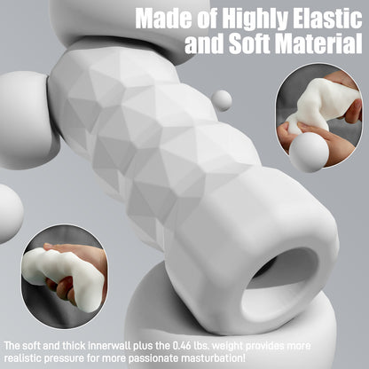 Diamond Pocket Pussy Male Masturbator - Realistic Vaginal Penis Massage Sex Toys for Men