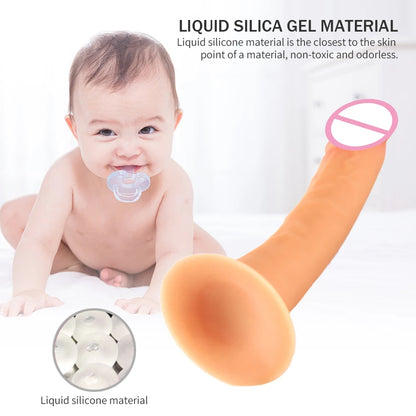 Gode ​​anal en forme de doigt - Petit gode en silicone souple Plug anal