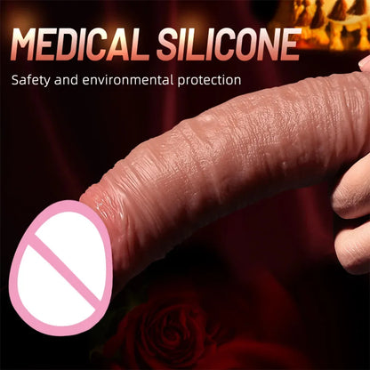 Realistic Penis Sleeve Condom Couple Sex Toy - Silicone Reusable Delay Ejaculation