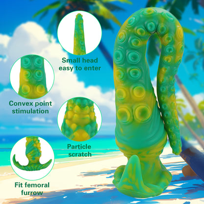 Tentacle Monster Dildo Butt Plug - Silicone Anal Dildos Long Vaginal Sex Toys for Women