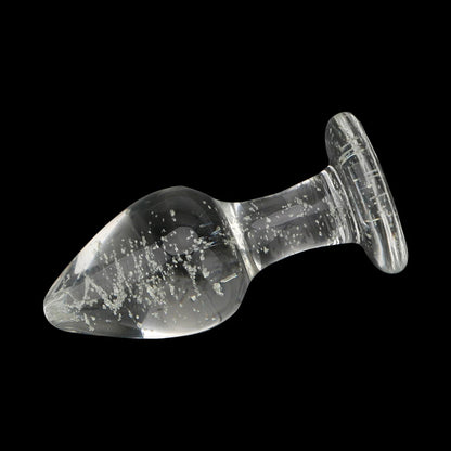 Leuchtender Analplug aus Glas – erotischer Schmuck, Analperlen, Buttplug