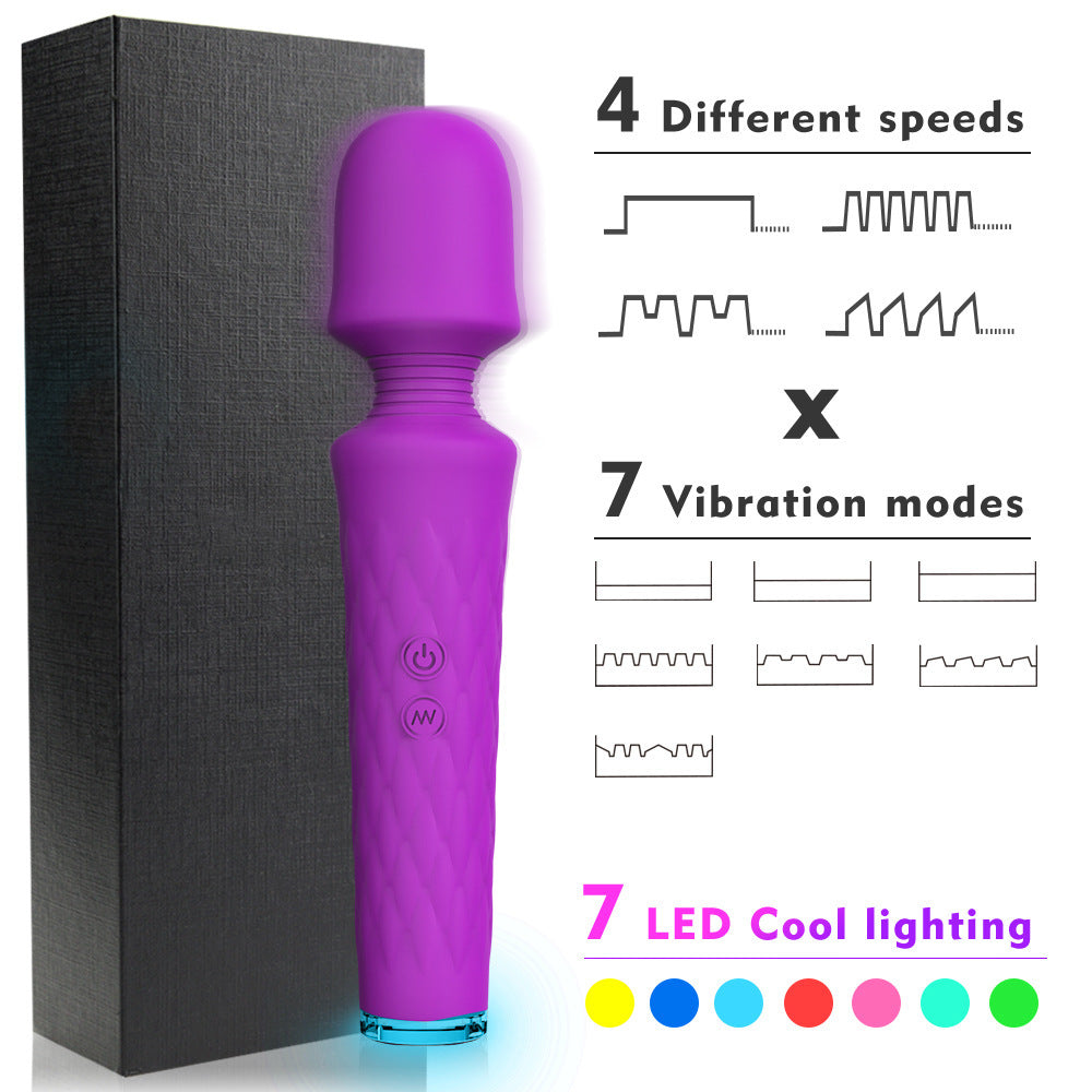 AV Wand Clit Nipple Vibrator - Handheld Powerful Vibrating Dildo Sex Toys for Women Men