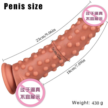 Fantasy Corn Anal Dildo Butt Plug - Exotic Monster Dildo Silicone Vaginal Prostate Massager