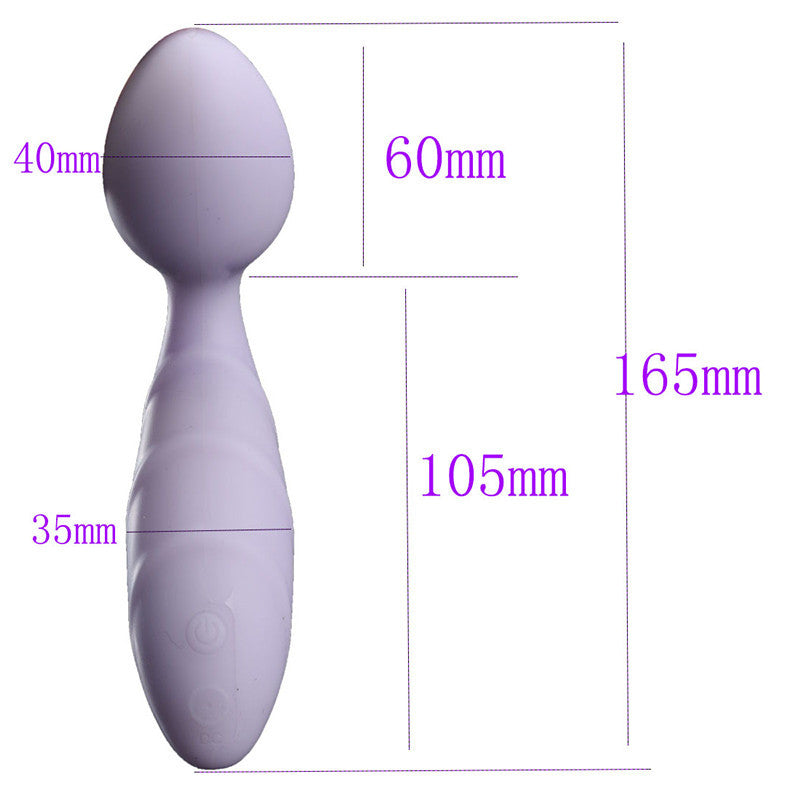 Doppelend-Analdildo G-Punkt-Vibrator – austauschbarer Klitoris-Stimulator, Analkugeln, Prostata-Massagegerät