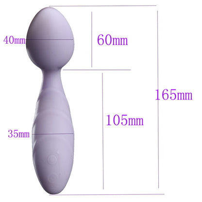 Doppelend-Analdildo G-Punkt-Vibrator – austauschbarer Klitoris-Stimulator, Analkugeln, Prostata-Massagegerät