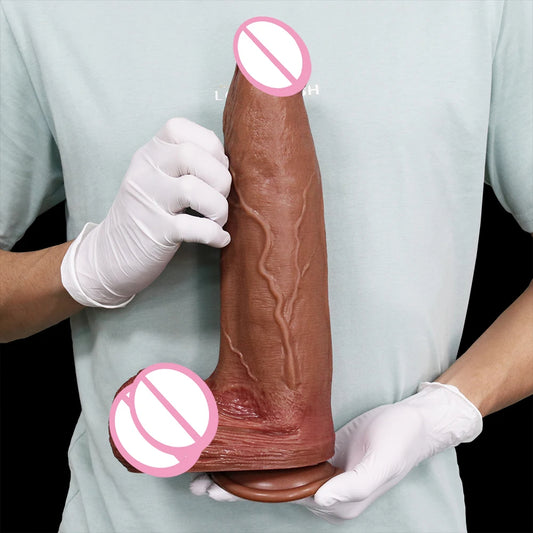 Realistic Huge Anal Dildo Female Sex Toys- Big Giant Silicone Dildos Butt Plug